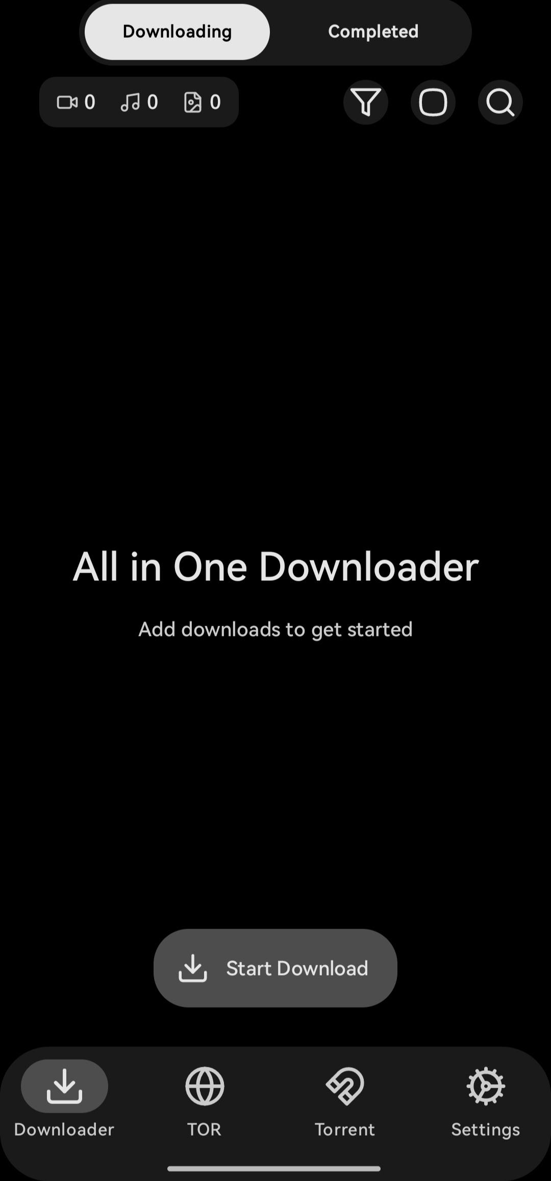Downloader Home Page