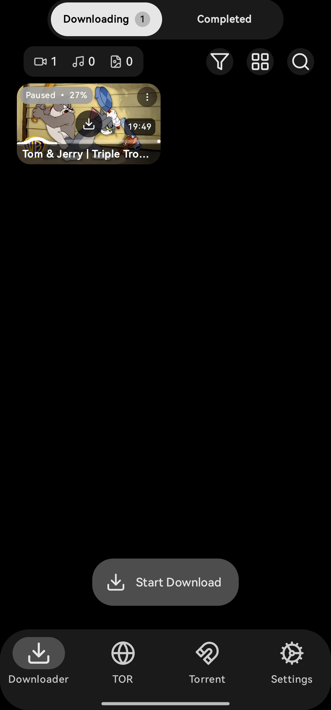 Paused Small Grid